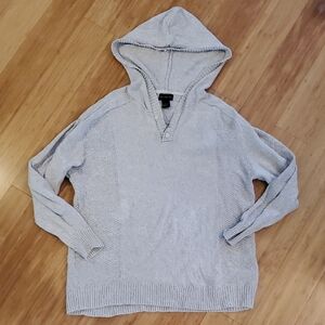 Men's Casual Taupe Hooded Sweater
